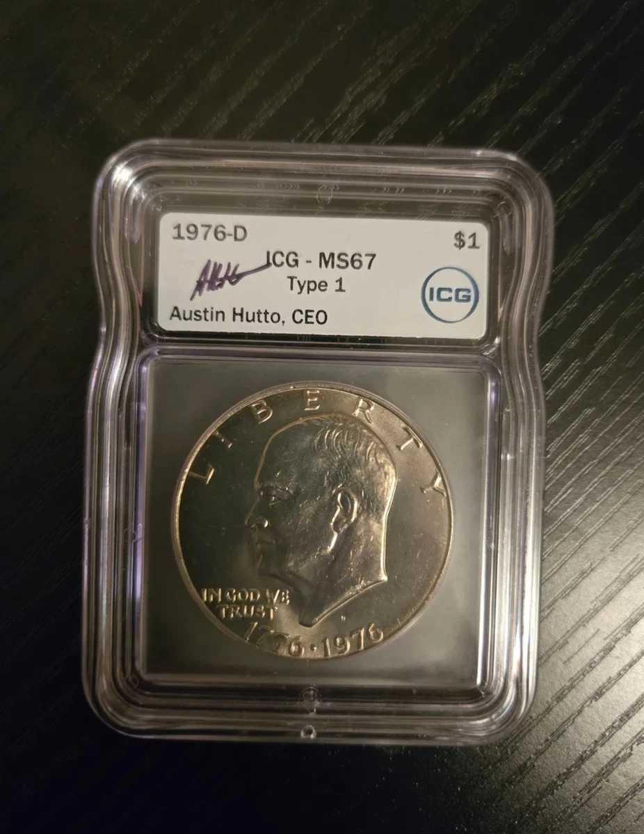 MS 67 Graded 1976 Eisenhower Dollars (1971-1978) for sale | eBay