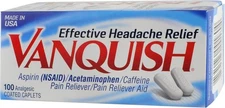 Vanquish Pain Reliever, 100 Count (Pack of 1)