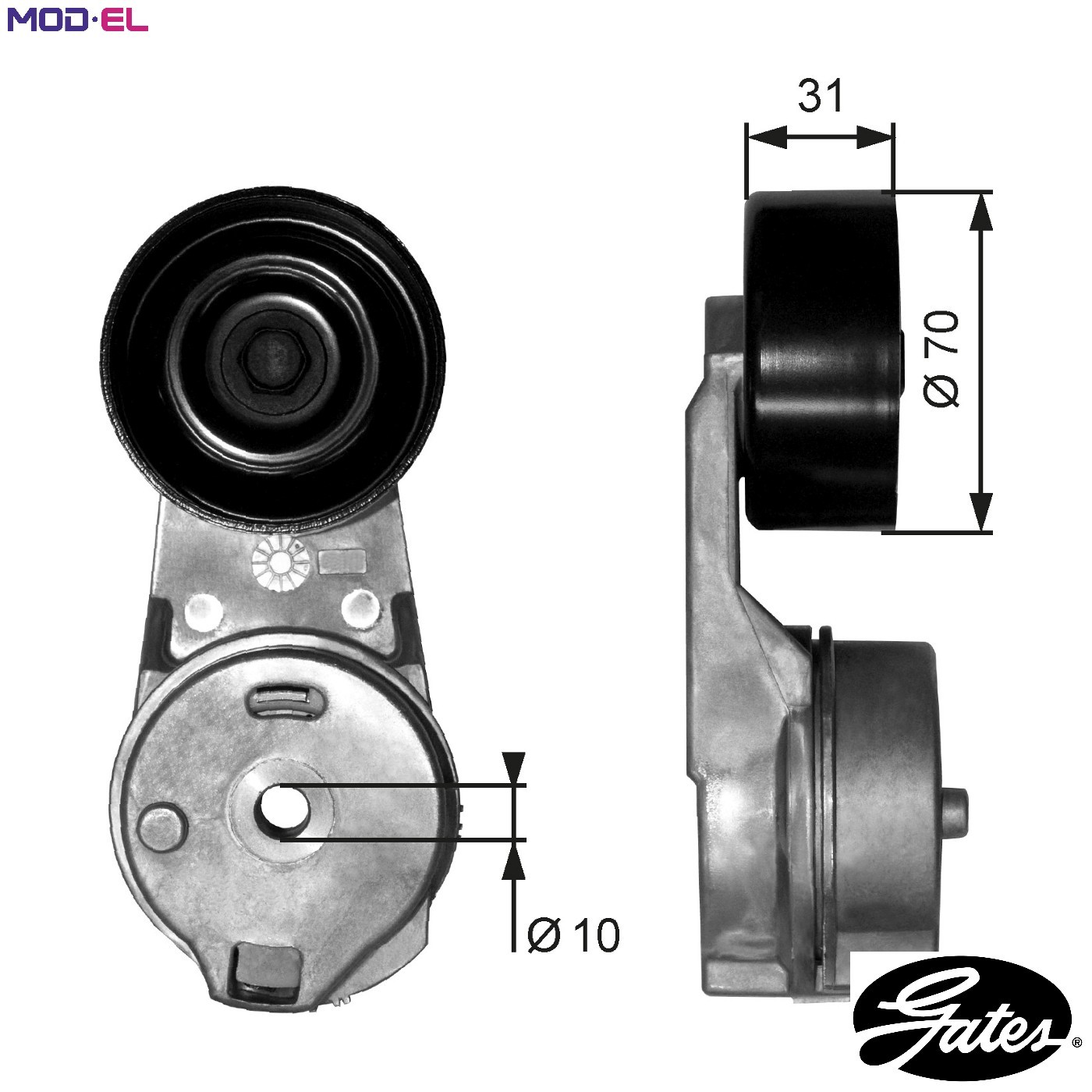 Gates T39065 DriveAlign Tensioner - Image 5