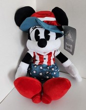 Disney Parks Minnie Mouse Americana 11" Authentic Plush