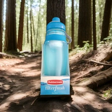 NOS 2010 Rubbermaid Filter Fresh 1J54 20oz water bottle w/ filter UNUSED