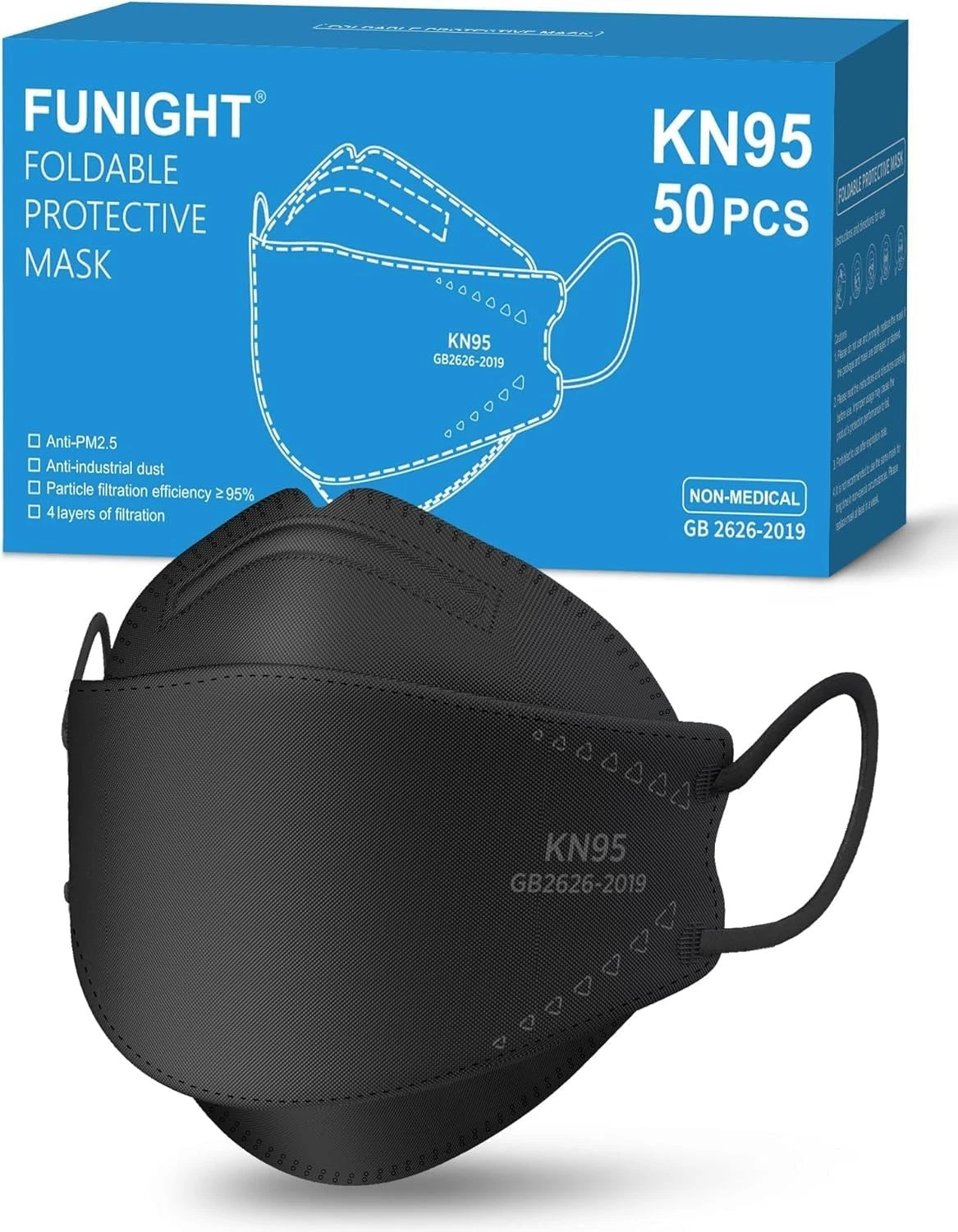 KN95 Face Masks for Adults, Breathable and Comfortable KN95 Mask