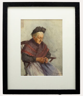 Frederick James Mcnamara Evans (1859-1929) - Gerahmtes Aquarell, Ausbessern
