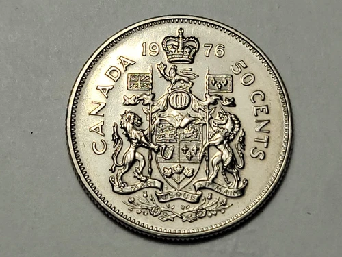 1976 Canada 50 Cents — photo from the most recent tracked eBay sale