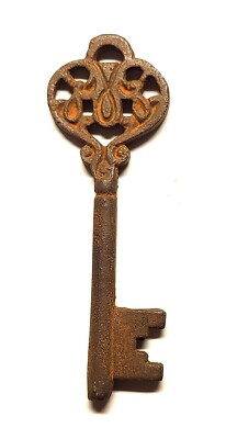 #ad Victorian Key Vintage Antique Style Cast Iron Skeleton Key $8.95