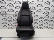 2018 MERCEDES GLA CLASS X156 AMG FRONT LEFT PASSENGER BLACK LEATHER SEAT