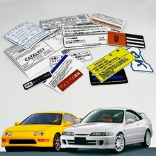 Honda Acura Dc2 Integra Type R Restoration Warning Caution Engine Sticker Label