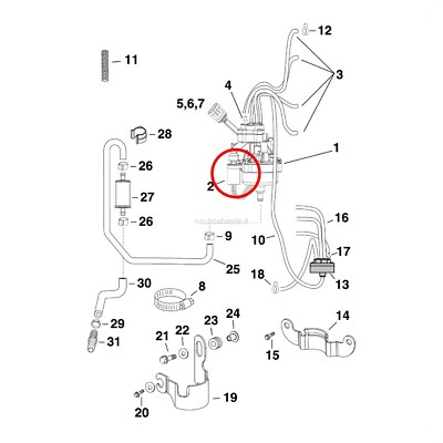 Oil Pressure Sensor Evinrude Johnson BRP - 1 PC  - 586860