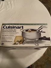 Cuisinart Electric Fondue Maker Set (Brushed Steel) NEW NIB