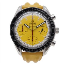 Omega ●Omega Speedmaster Racing Schumacher 39Mm 3810.12.40 Yellow Leather Men'S Automa