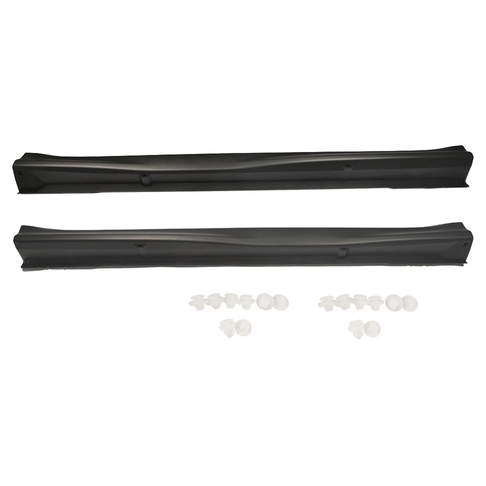Pair L&R Side Rocker Panel Trim Molding For 2011-2022 Outlander Sport RVR ASX - Image 2 of 4