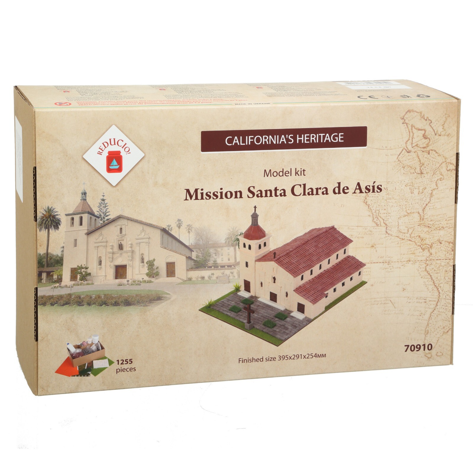 School project California Missions Model Kit Santa Clara de Asís ...