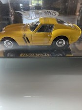 Hotwheels Ferrari 250 GTO Yellow  Diecast Vehicle 1:18 G7235