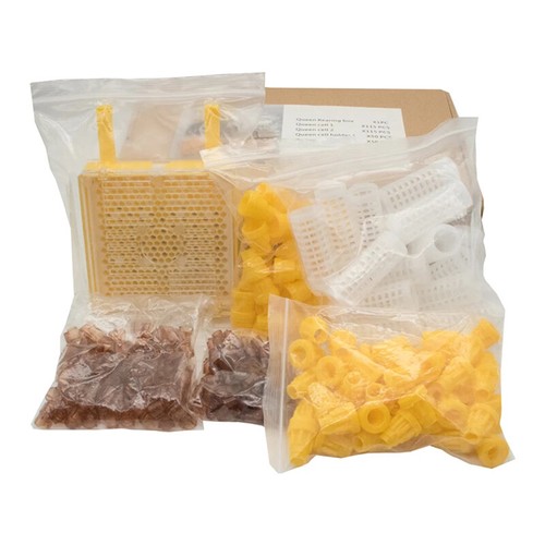 Queen Bee Rearing System Kit Bee Cell Cup Larva Move Cage For Beekeeper ...