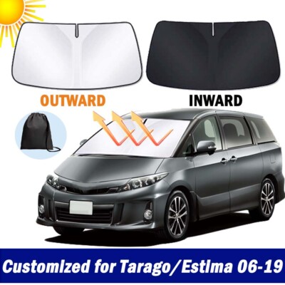 New Thick Foldable Windshield Sun Shade for Toyota Tarago/Estima 06-19 UV Visor