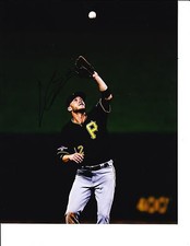 PITTSBURGH PIRATES CLINT BARMES SIGNED CATCHING FLY 8X10
