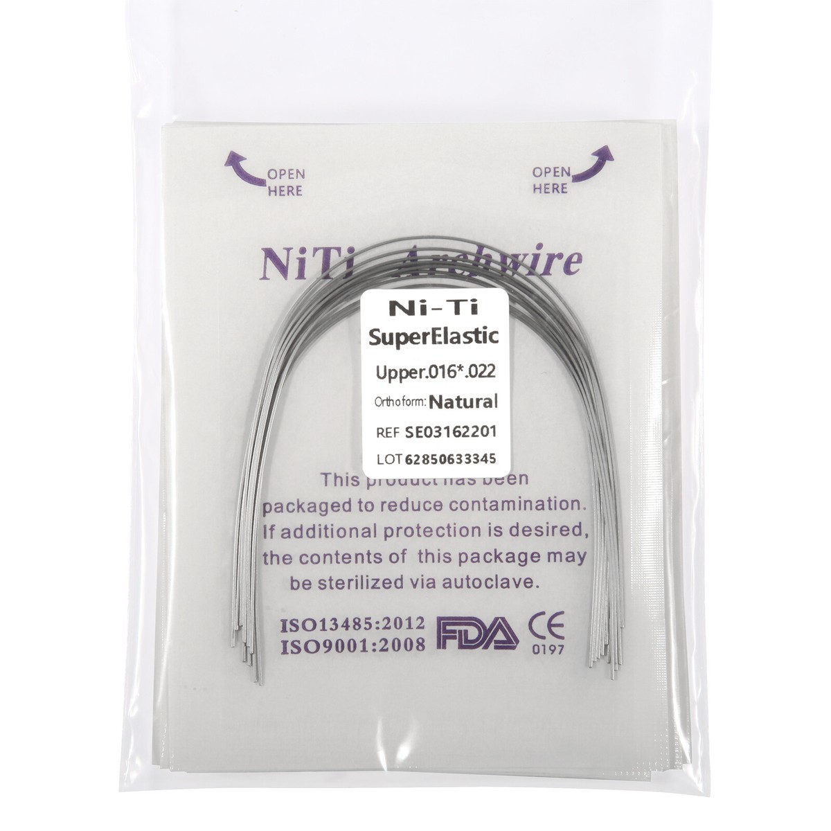 Filo Interdentale Plakkontrol Confezione Da 10 Fili Arco Ortodontici Niti Rotondi Forma Naturale, Per Ortodonzia Fili Ortodontici - Foto 11