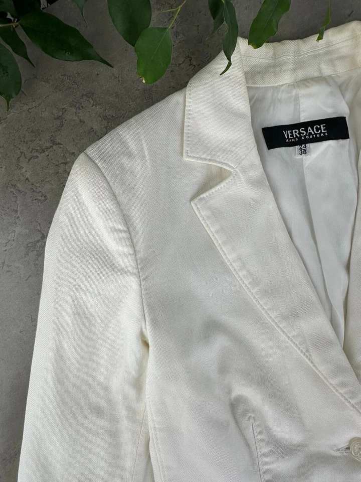 Versace Vintage Blazer Jacket Women`s Size 38 - Image 3 of 4