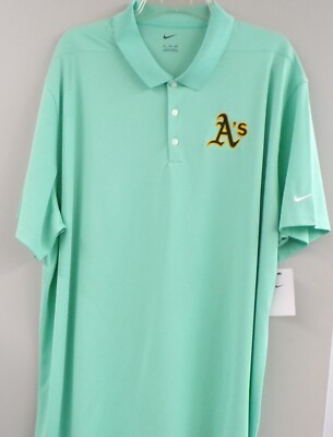 Nike Golf Oakland Athletics A's Baseball Mens Polo XS-4XL, LT-4XLT New 