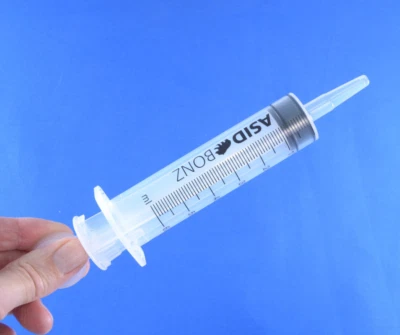 5x Wundspritze Blasenspritze 60ml STERIL Wund- Blasenspülung konisch Asid Bonz