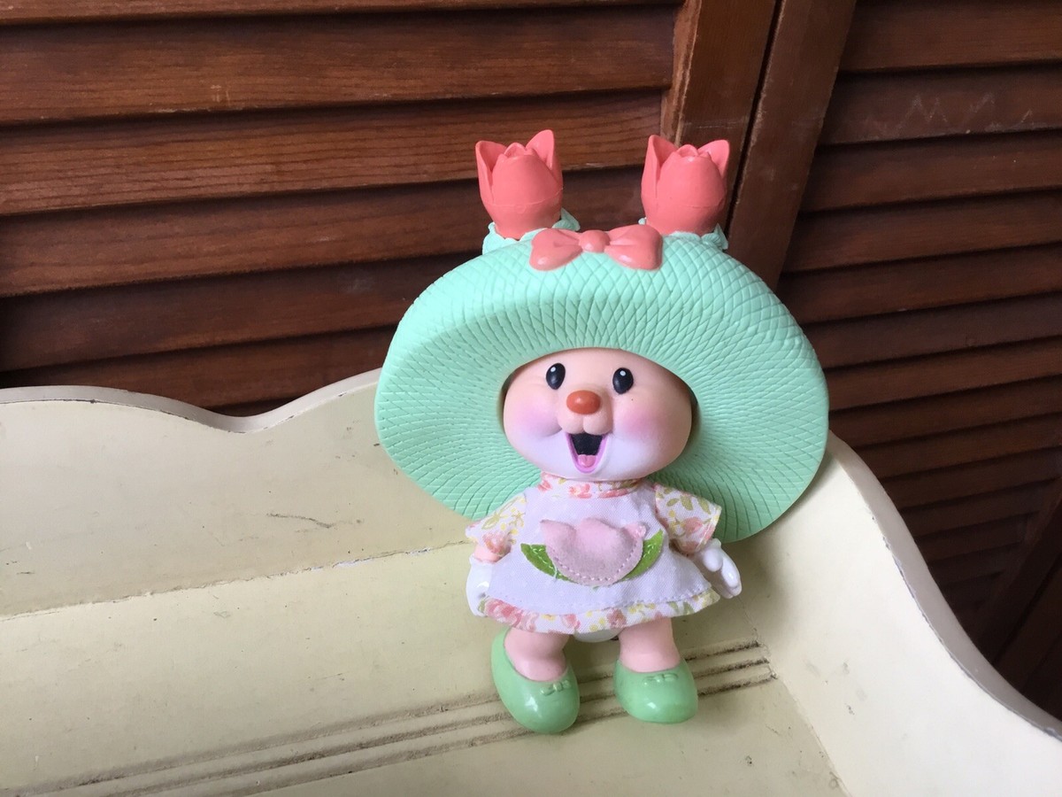 KIDSVIEW TEA BUNNIES “TULIP BLOSSOM” BUNNY, HAT, DRESS NO CUP OR