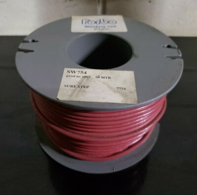 50 Meter Roll 1807 Forbo SW754 Sure Step 7754 Burgundy Welding Rod: 14 Avail NEW