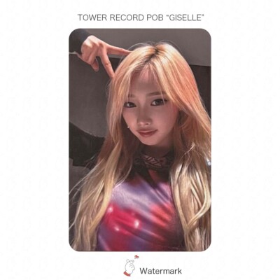 aespa Whiplash Japan Exclusive POB PHOTOCARD WARNER TOWER