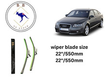 WIPER BLADES FOR AUDI A6 2004-2011 (C6) SEDAN