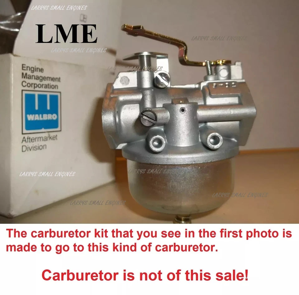 CARBURETOR KIT LME WALBRO AM31118 JOHN DEERE HH100 TECUMSEH 1970s ENGINE - Image 4 of 4
