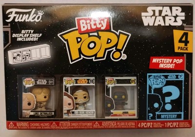 Star Wars - Luke Skywalker Jawa Obi-Wan Kenobi 4er Pack - Bitty Pop! Funko