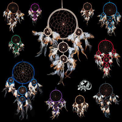DCLE 22 tri -- / Traumfänger Dreamcatcher  22 x 65 cm verschiedenen Farben