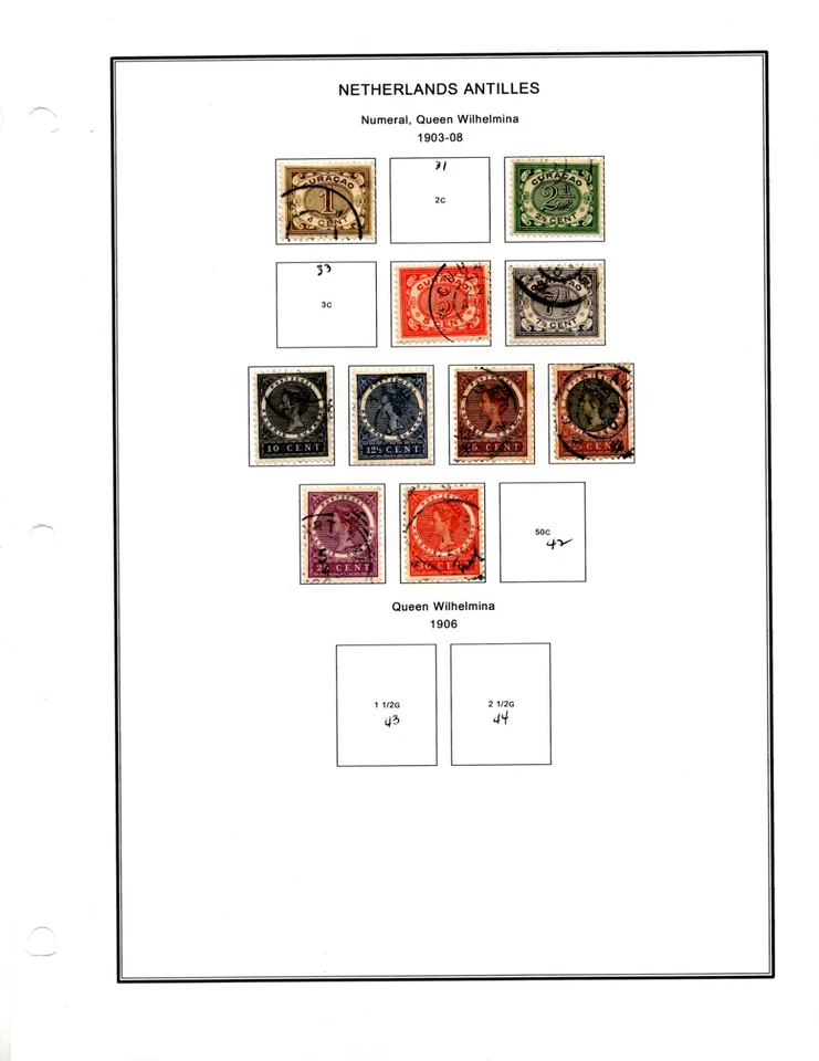 NETHERLAND ANTILLES 1873-1997 COLLECTION OF 400+ STAMPS MINT & USED - Image 3 of 4