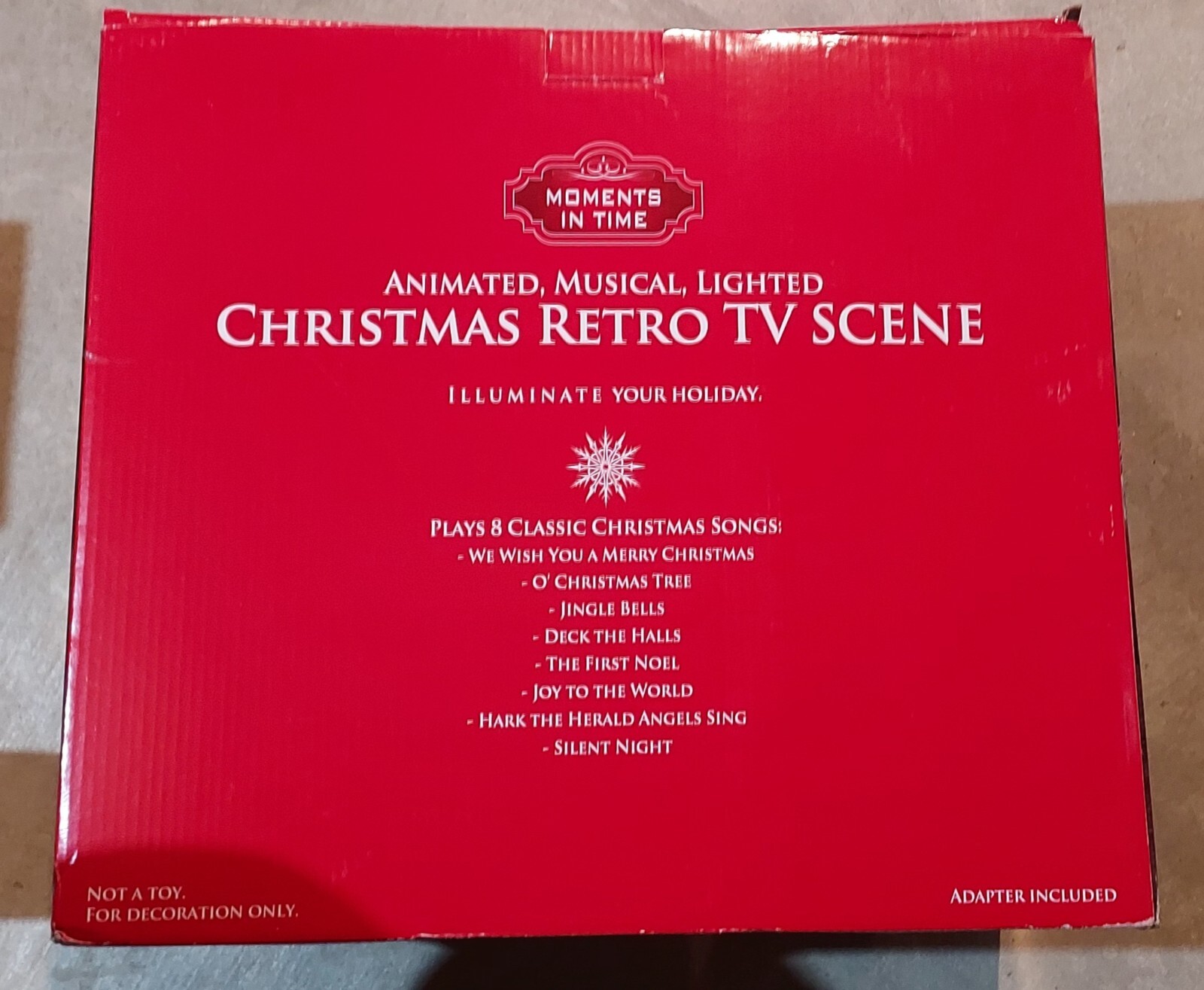 NEW 2017 Moments in TimeAnimated Musical Lighted Christmas Retro TV