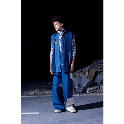 YUKI HASHIMOTO Map Out Twist ED Jeans 46