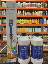 Bluelab Combo Soil pH Pen with Calibration Solutions 500ml 4.0 pH & 500ml 7.0 pH
