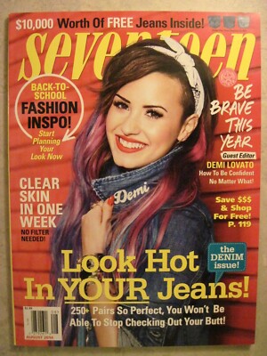 2014 August Seventeen Magazine Demi Lovato