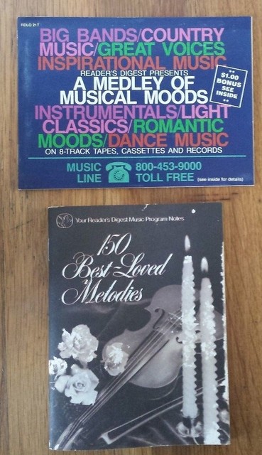 150 Best Loved Melodies 5 Tape Box Set READERS DIGEST 8 Track Stereo 8 