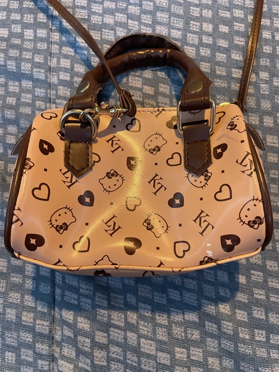 Fashion LV With Hello Kitty Crafting leather fabric Bag leather