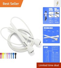 Adjustable Jump Rope for Fitness and Exercise   Skipping Rope for Cardio, Box...