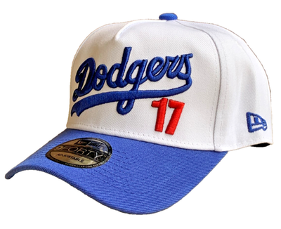 OHTANI 17 Dodgers ユニフォーム Lサイズ　ニューエラ　帽子 LA キャップ 『OHTANI 17』 安い OHTANI 17 Dodgers ユニフォーム L