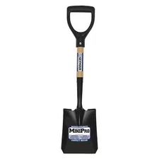 Seymour Midwest 49353Gra Square Point Shovel, 27 In L Wood Handle