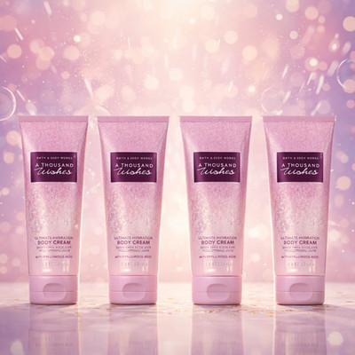 Bath & Body Works -A Thousand Wishes Ultimate Hydration Body Cream 8 oz [4 Pack]