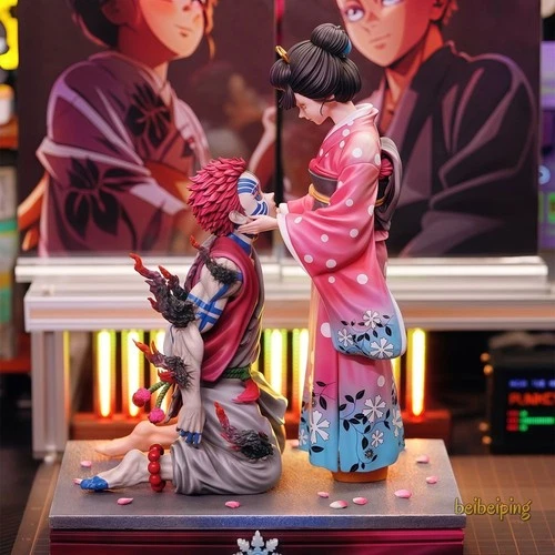 Demon Slayer Akaza Model Koyuki Statuer 29cm Figure Model Collectable Toy Gift