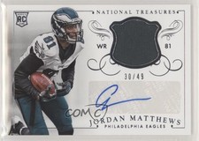 2014 National Treasures Materials Signatures 30/49 Jordan Matthews Auto 1u6