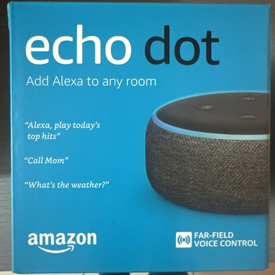 Amazon Echo Dot Alexa Smart Speaker White/Sandstone 3rd Gen BRAND NEW