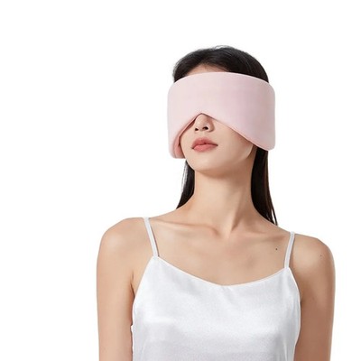 Full Surround Sleep Eye Mask Blindfold Warm Cool Portable Eye Cover Patch Double