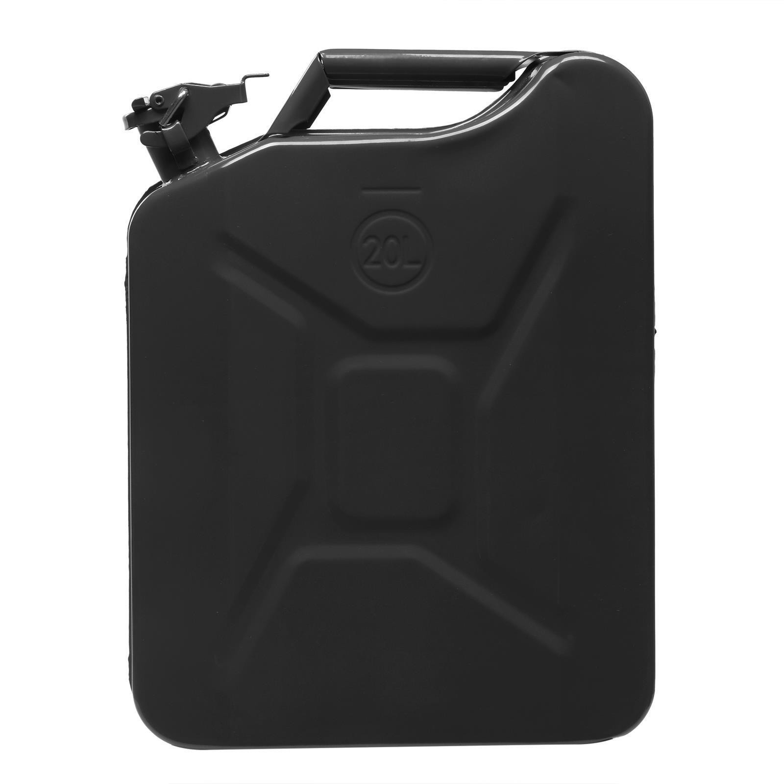 Portable 5 Gallons Jerry Can 20L Liter Steel Oil Gas Tank Gasoline Storage New