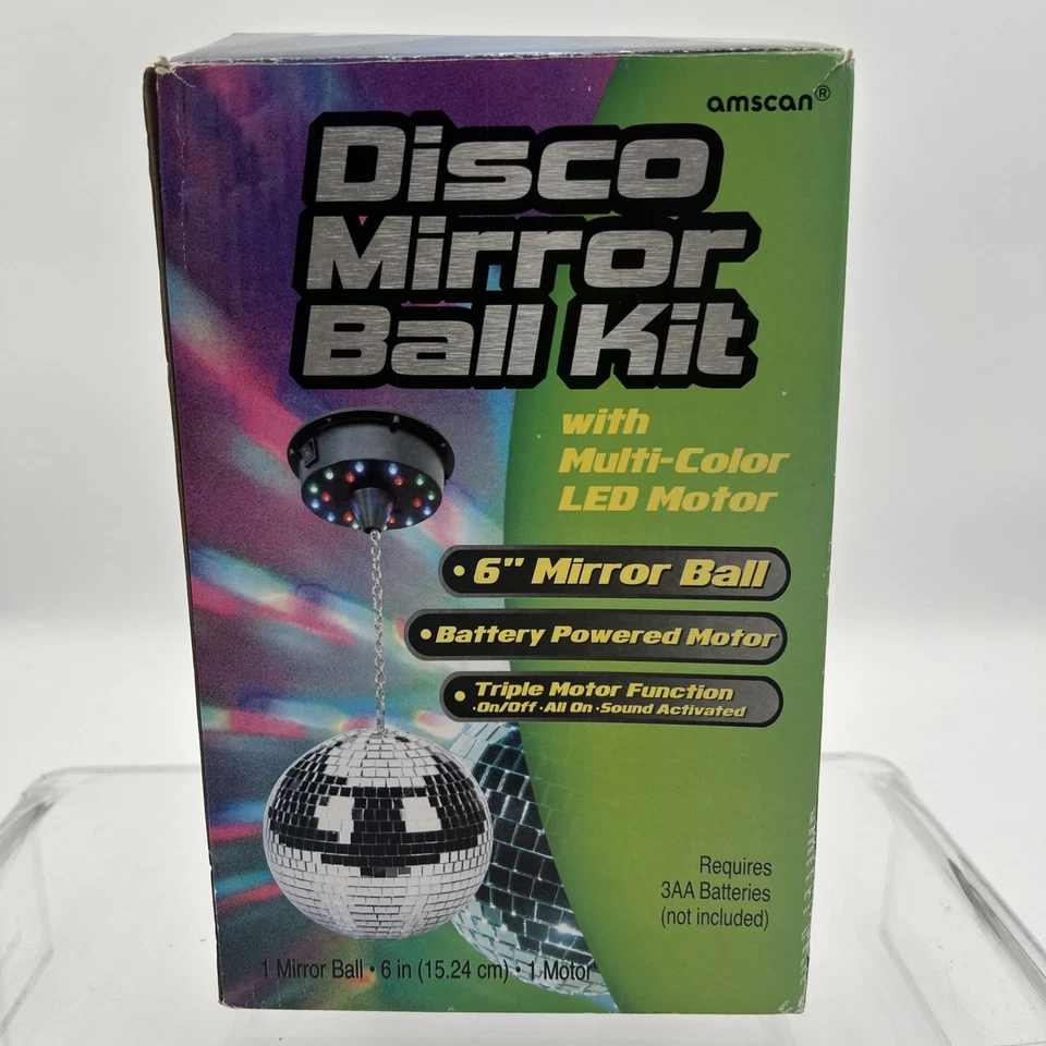 Amscan Visual Effects - MBK - Mirrored Disco Ball - 6 in. #128 - Image 2 of 4