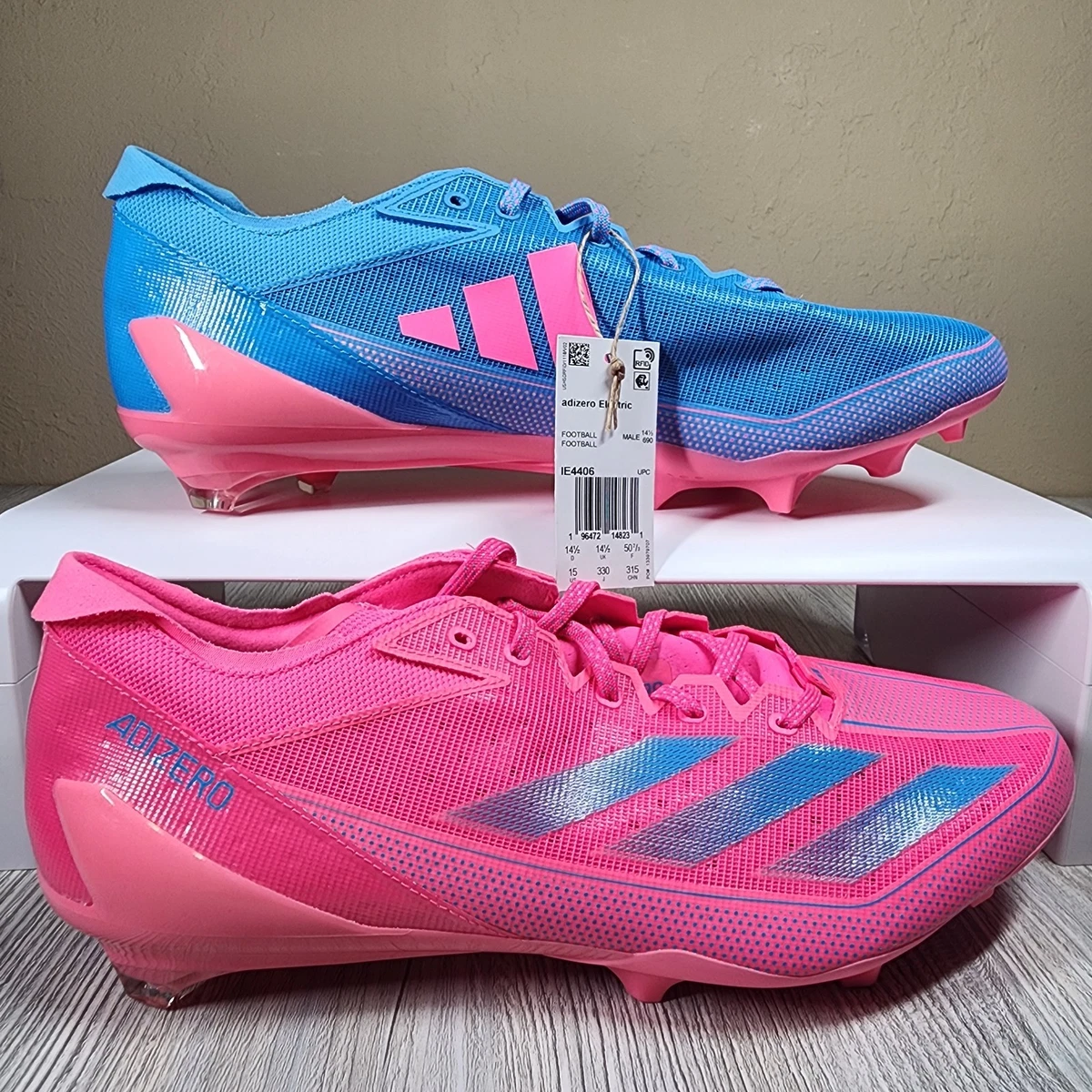 Adidas Adizero Football Cleats Mens 15 Torsion Traxion Sprint Turf Nastynquick adidas 15 US Football Shoes for Men for sale | eBay main image 4