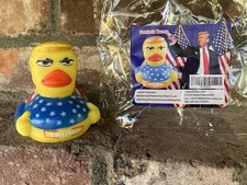Funny Trump Ducky. President Trump Theme Baby Bath Toy Or Jeep Ducking Gifts New